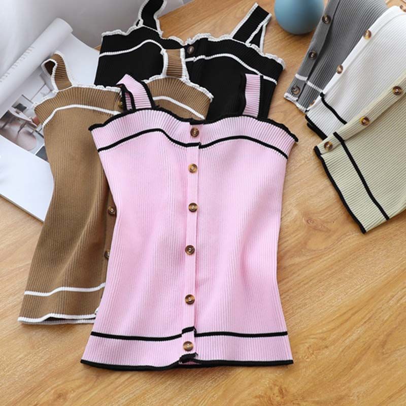 Street Fashion Style Youtube - Camiseta sin mangas de punto para
