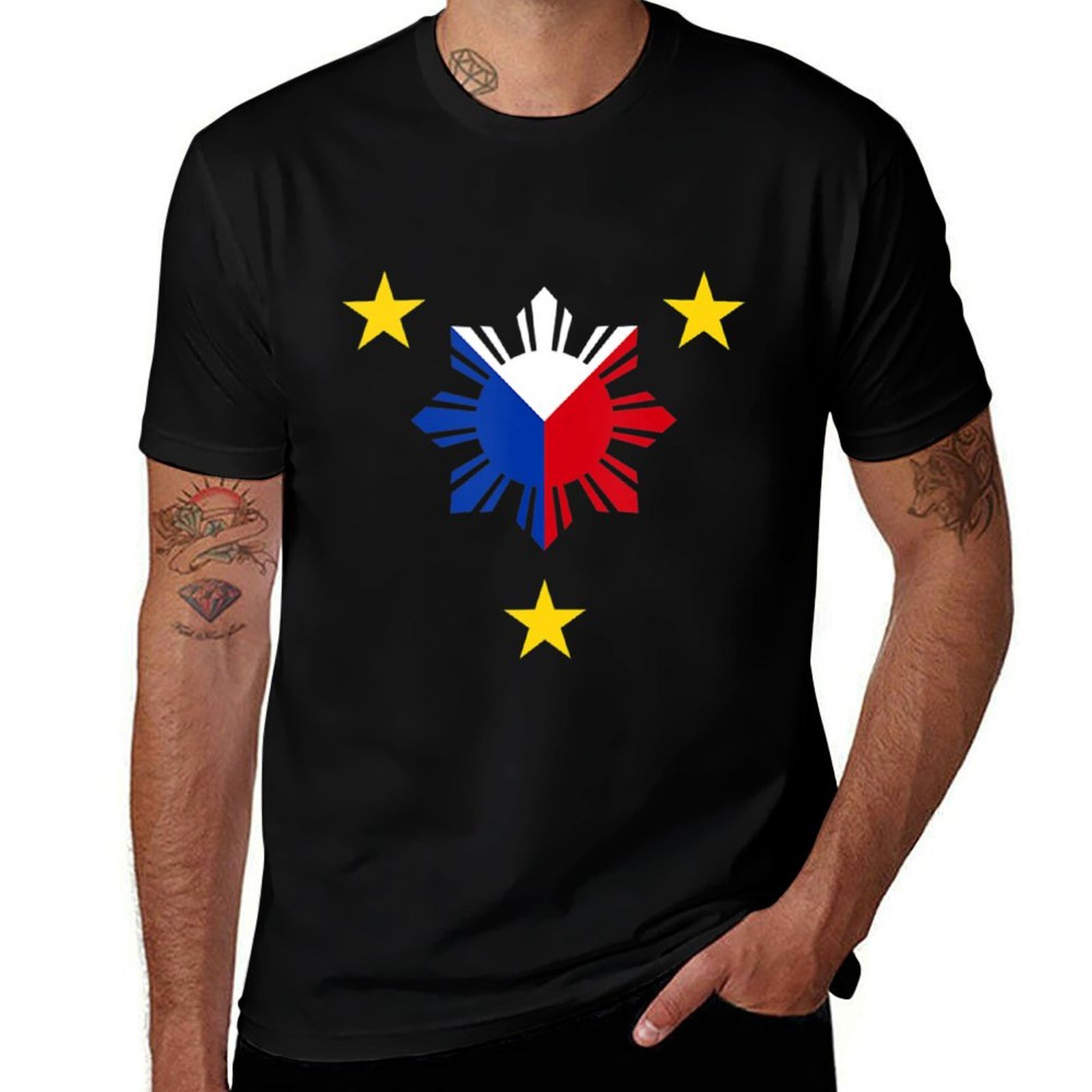 Street Fashion Philippines - Bandera de Filipinas - Camiseta con
