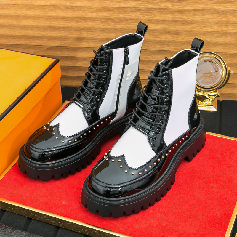 Parade Fashion Street - Botas de tobillo para hombre con