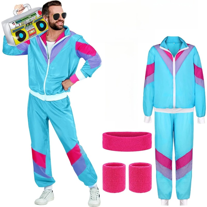 Street Fashion Jacket Men - Disfraces de los años 80 y