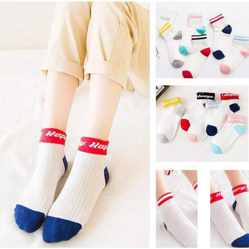 Street Fashion Style Youtube - 3 Pares de Calcetines Coreanos Lindos