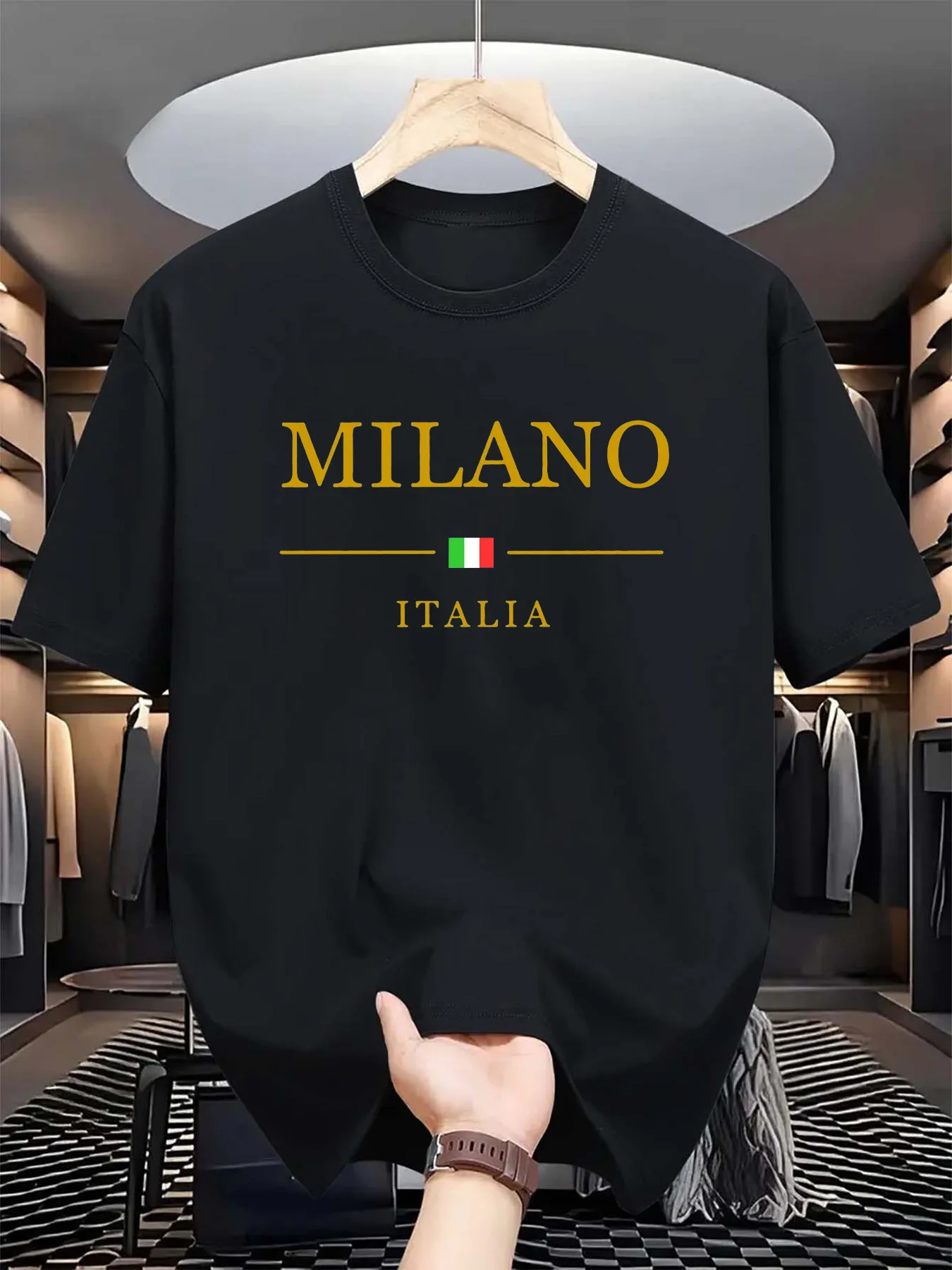 Street Fashion In Milan - Camiseta de verano con estampado 3d