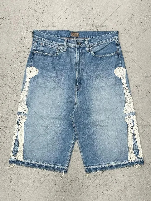 Street Fashion Baggy - Shorts Vaqueros Vintage Y2K Estilo Harajuku