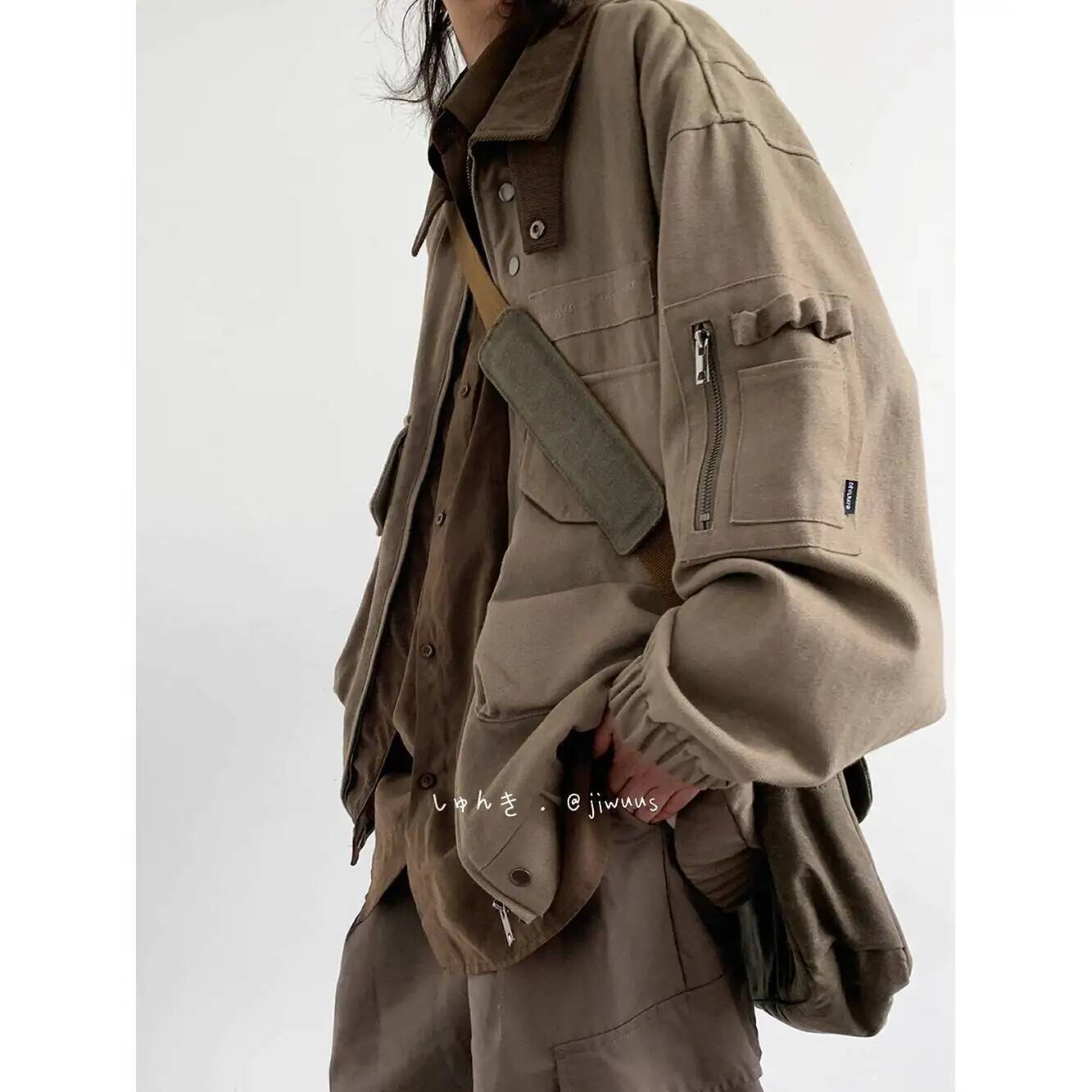 Street Fashion Jacket Men - Chaqueta de hombre primavera otoño chaqueta