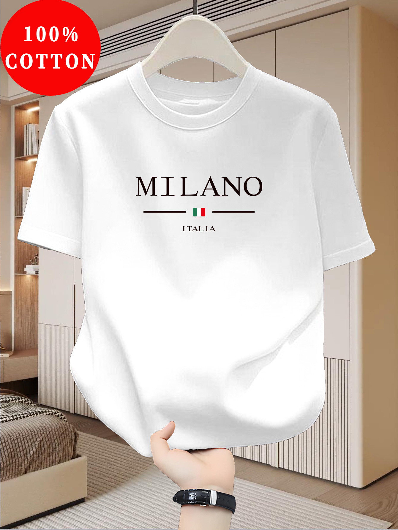 Street Fashion In Milan - Camisetas de verano para hombre y