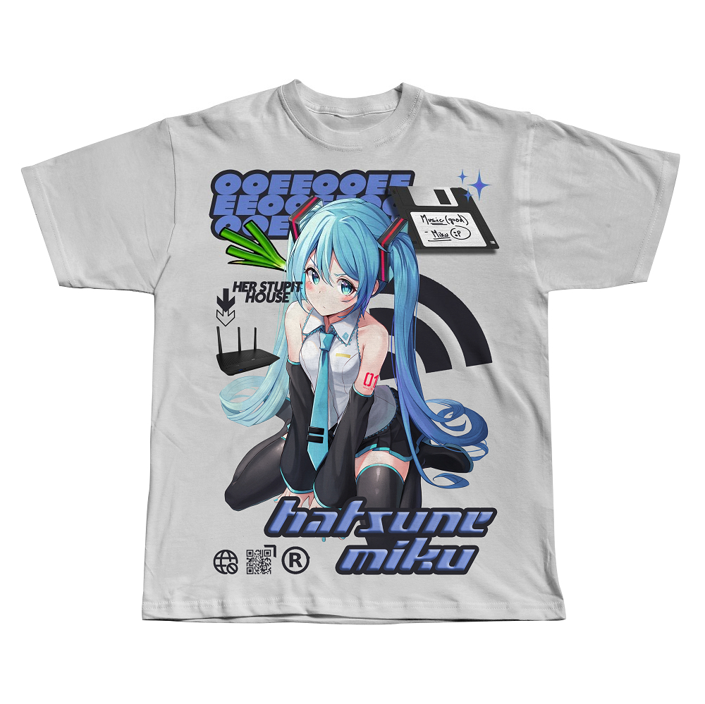 Street Fashion Of Japan - Camiseta de Manga Corta Hatsune Miku