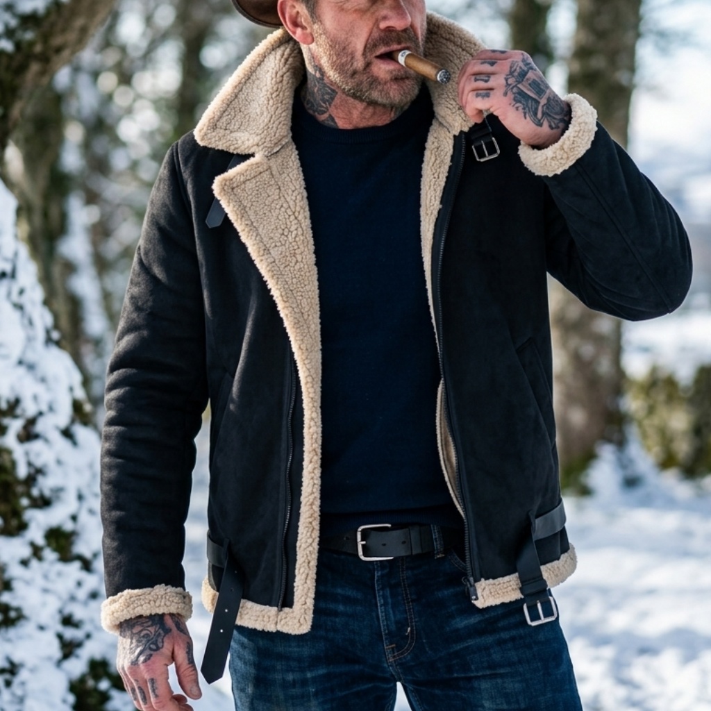Street Fashion Jacket Men - Chaqueta de Invierno para Hombre, de