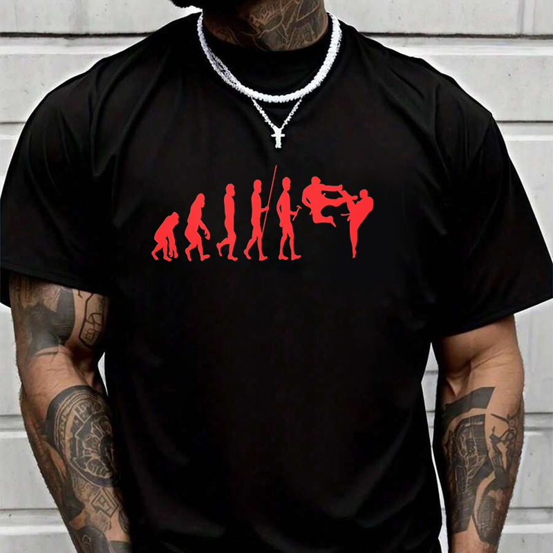 Street Fashion Evolution - Camiseta con estampado gráfico para hombre