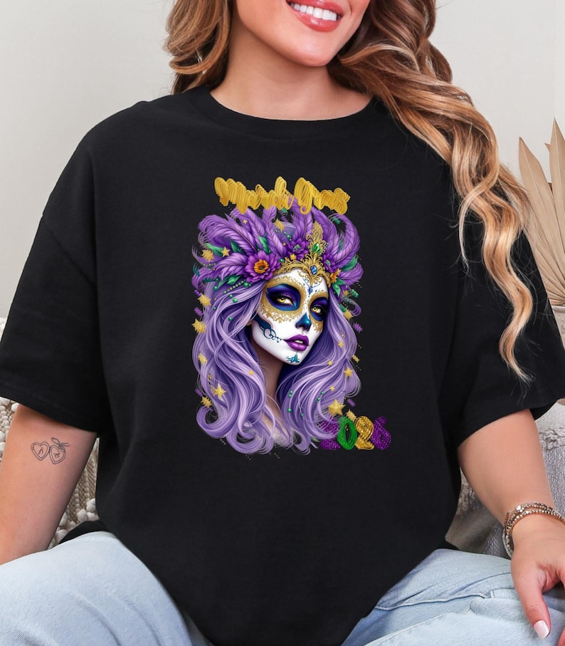 Parade Fashion Street - Camiseta Mardi Gras Lady 2026, Morado,