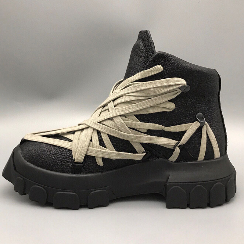 Street Fashion Designers - Botas de cuero originales de lujo