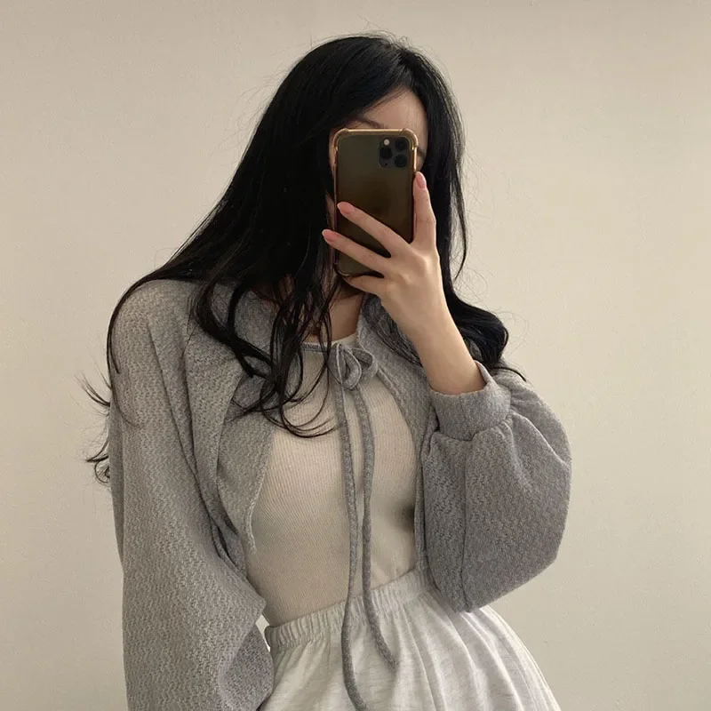 Cárdigan de punto de verano pa - Korean Street Fashion Female reseña y precio