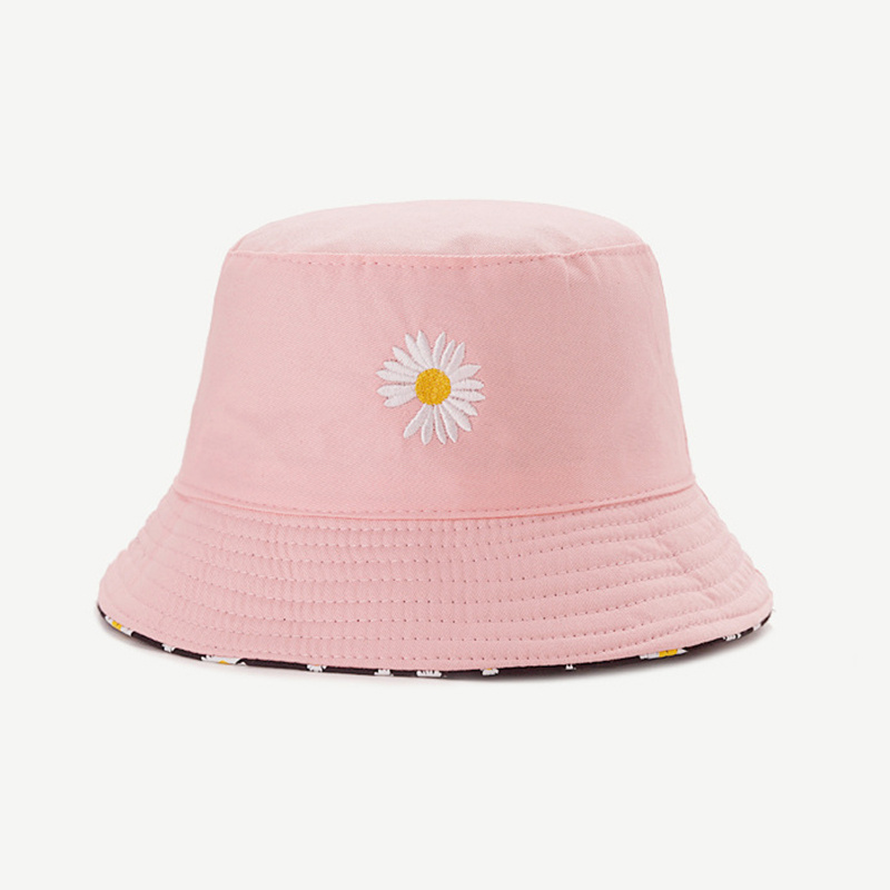 Sombreros de cubo de doble car - Bucket Hat Embroidered reseña y precio