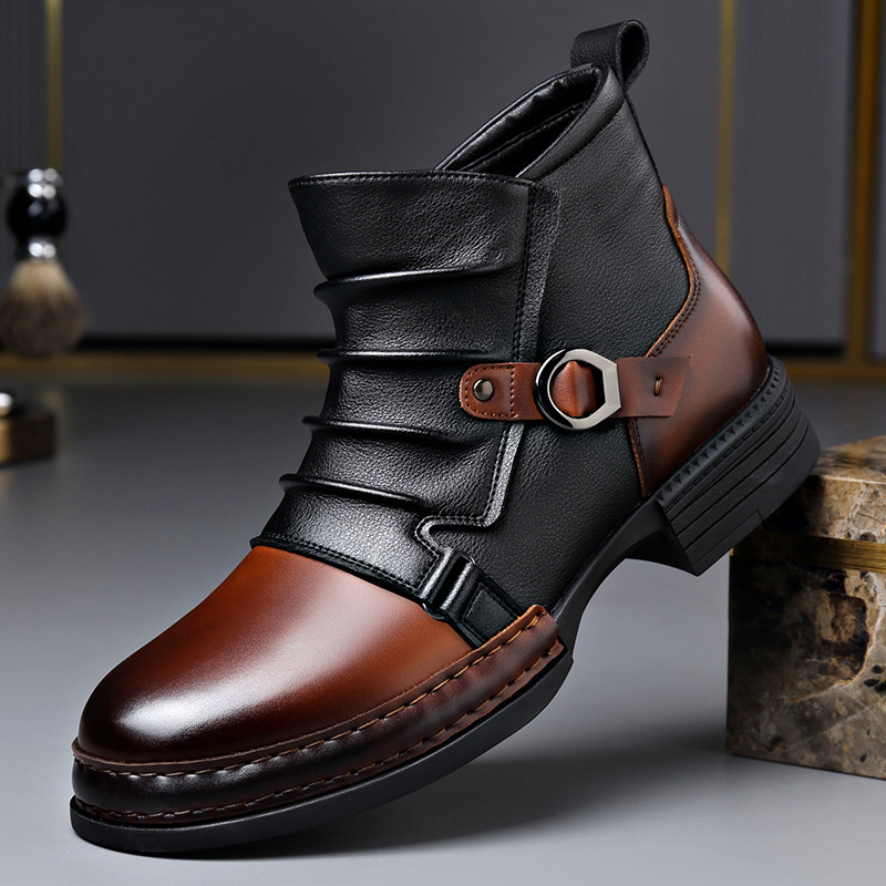 Botas de tobillo retro de otoñ - Street Fashion Designers reseña y precio