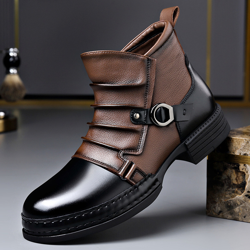 Botas de tobillo retro de otoñ - Street Fashion Designers reseña y precio