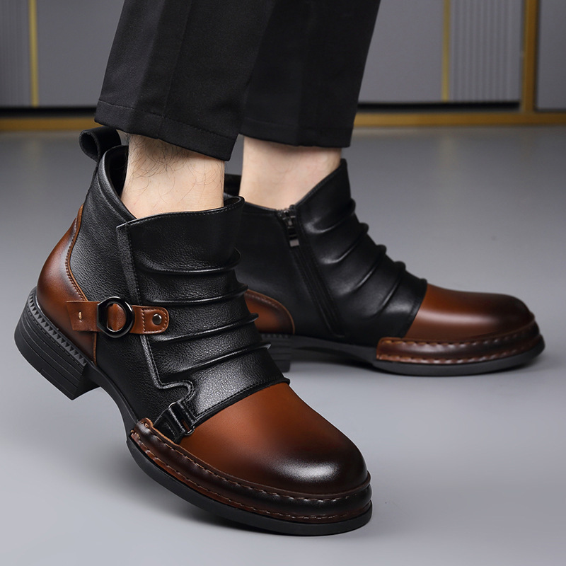 Botas de tobillo retro de otoñ - Street Fashion Designers reseña y precio