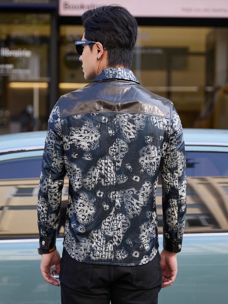 Nueva moda de lujo con estampa - Street Fashion Jacket Men reseña y precio