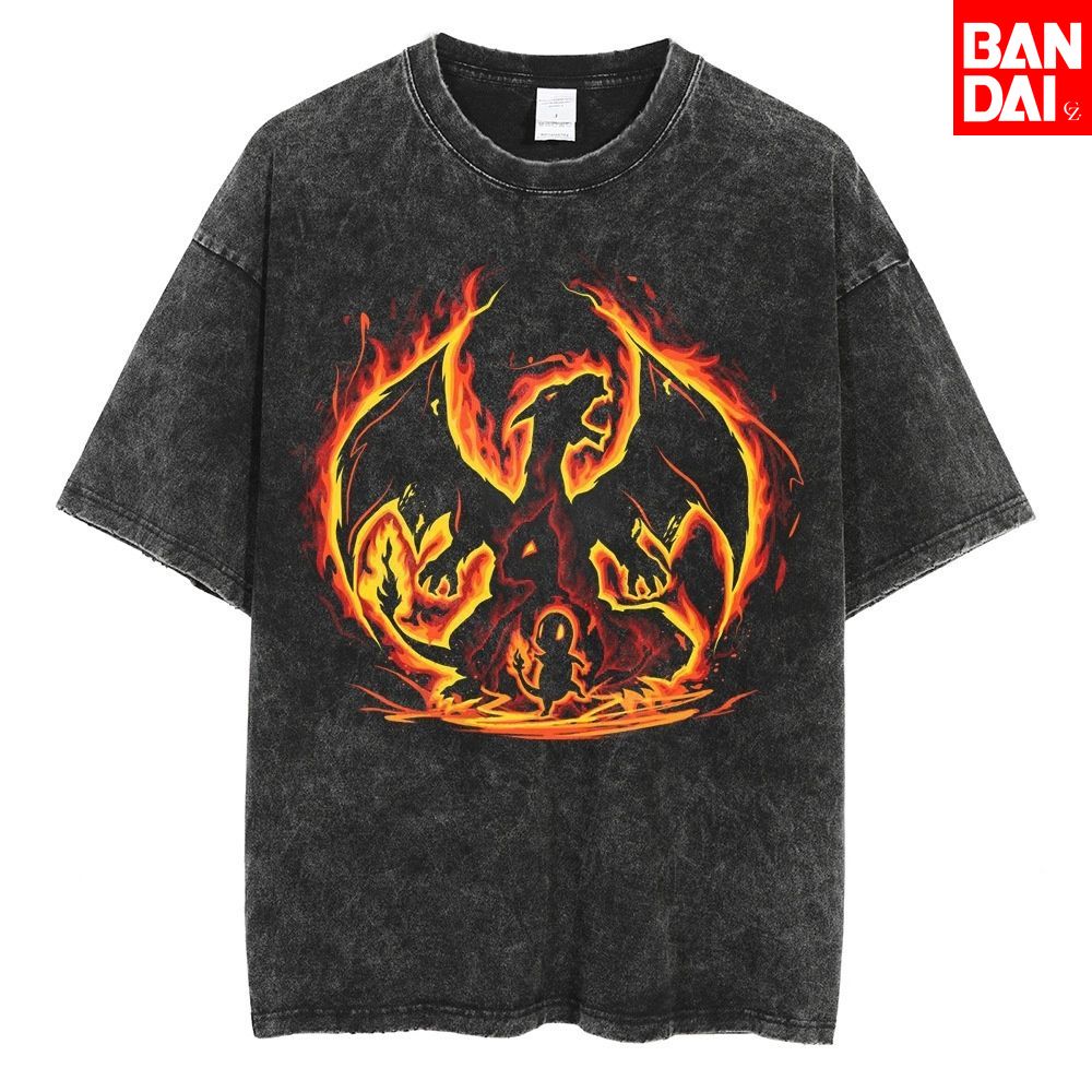 Camiseta de Pokémon Charizard  - Street Fashion Baggy reseña y precio