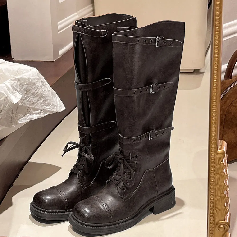 Botas hasta la rodilla para Mu - Street Fashion Designers reseña y precio