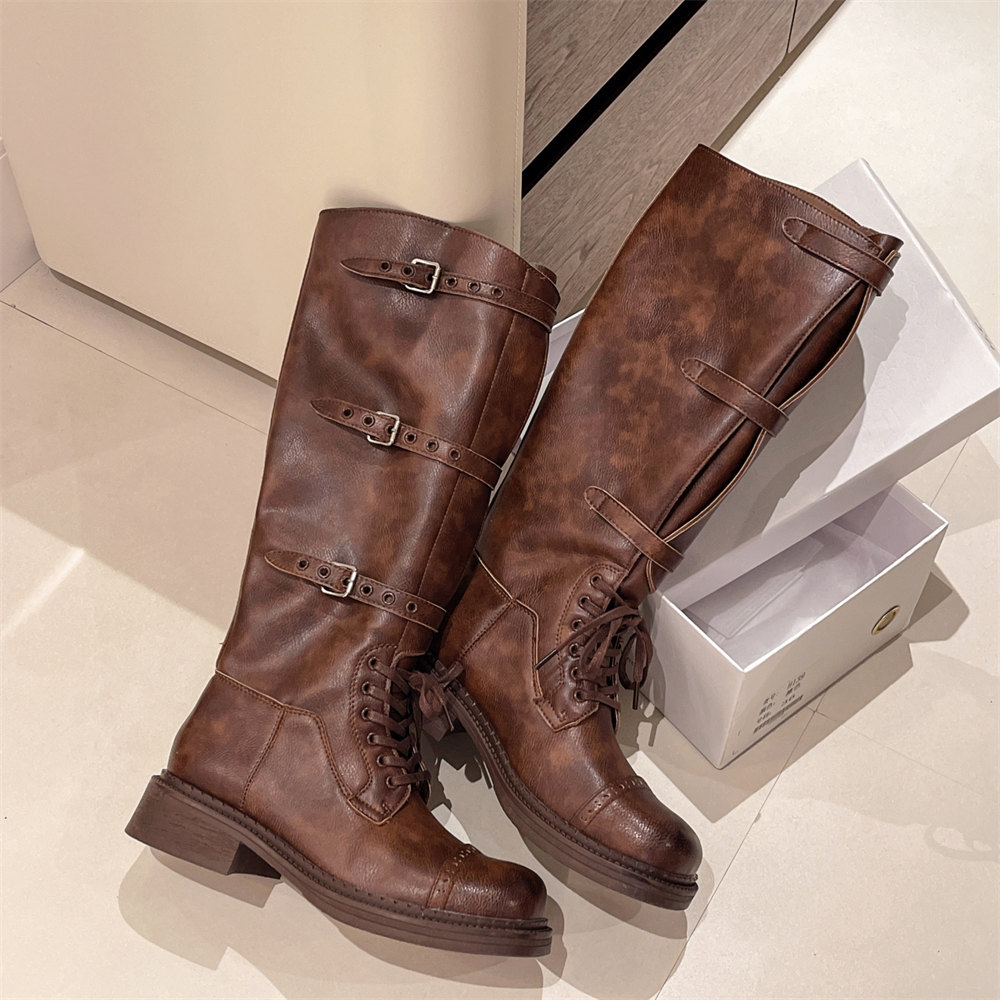 Botas hasta la rodilla para Mu - Street Fashion Designers reseña y precio