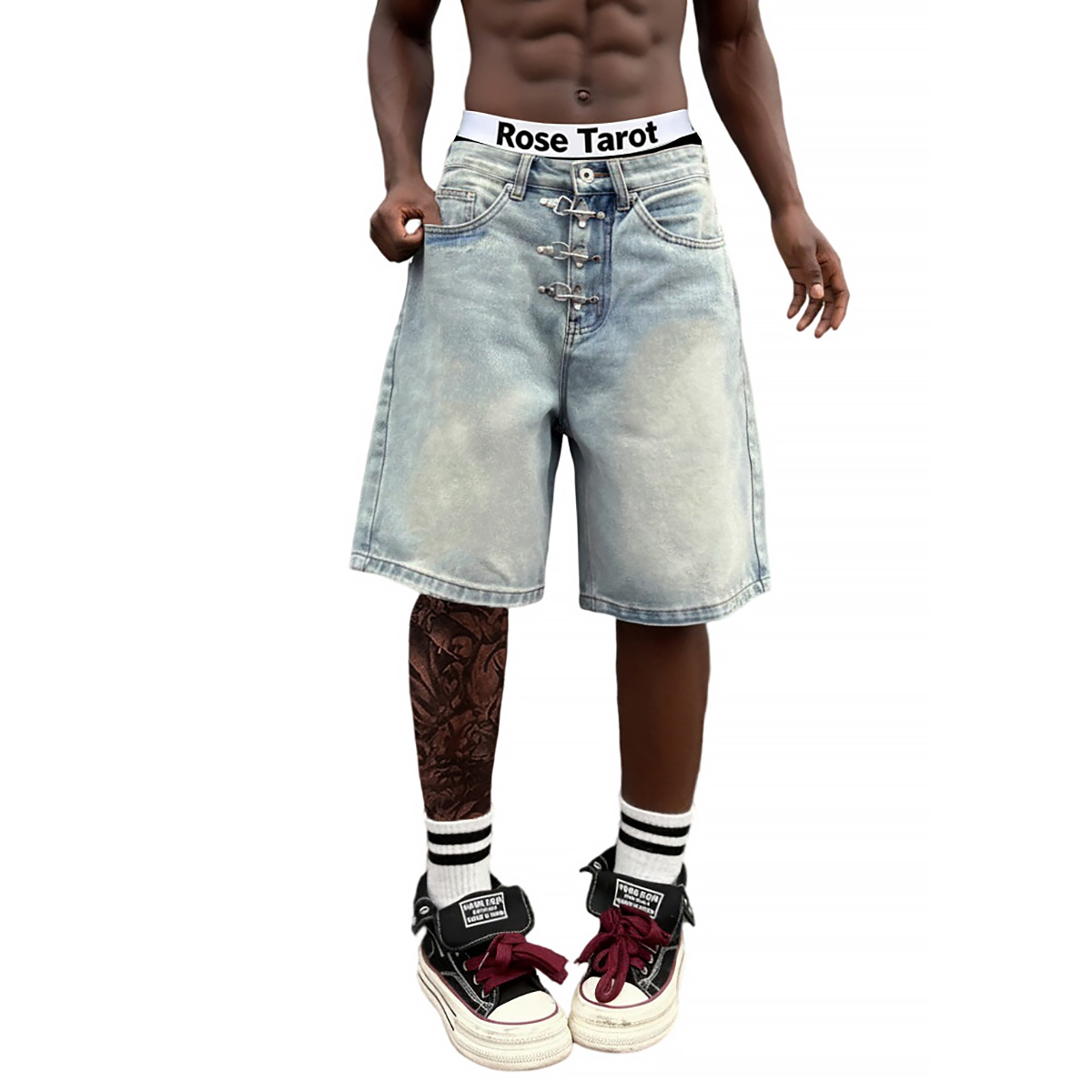 Pantalones Cortos de Mezclilla - Street Fashion Baggy reseña y precio