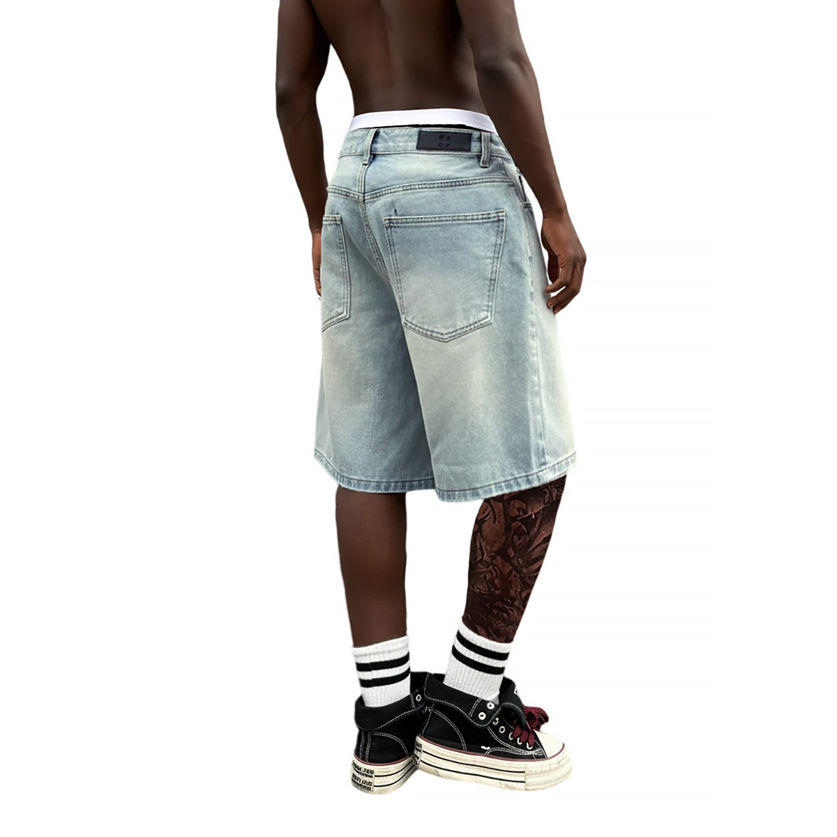 Pantalones Cortos de Mezclilla - Street Fashion Baggy reseña y precio