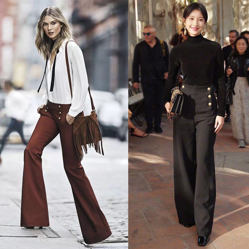Pantalones de Moda para Mujer, - Street Fashion In Milan reseña y precio