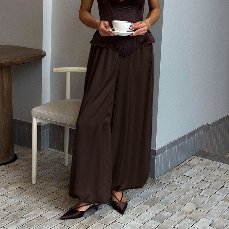 Pantalones Harem de Satén para - Street Fashion Vogue reseña y precio