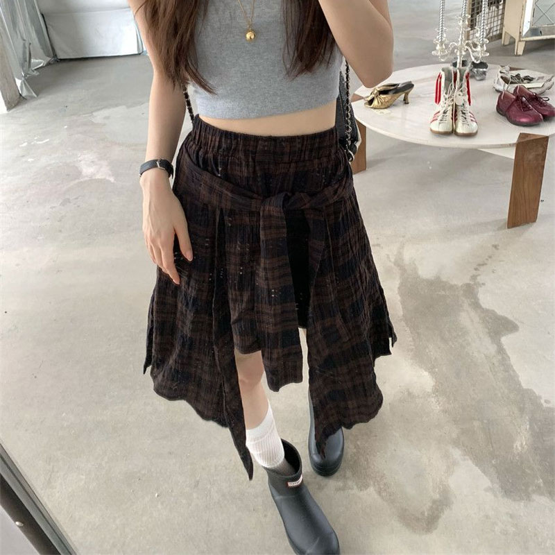 Minifaldas coreanas a cuadros  - Korean Street Fashion Female reseña y precio