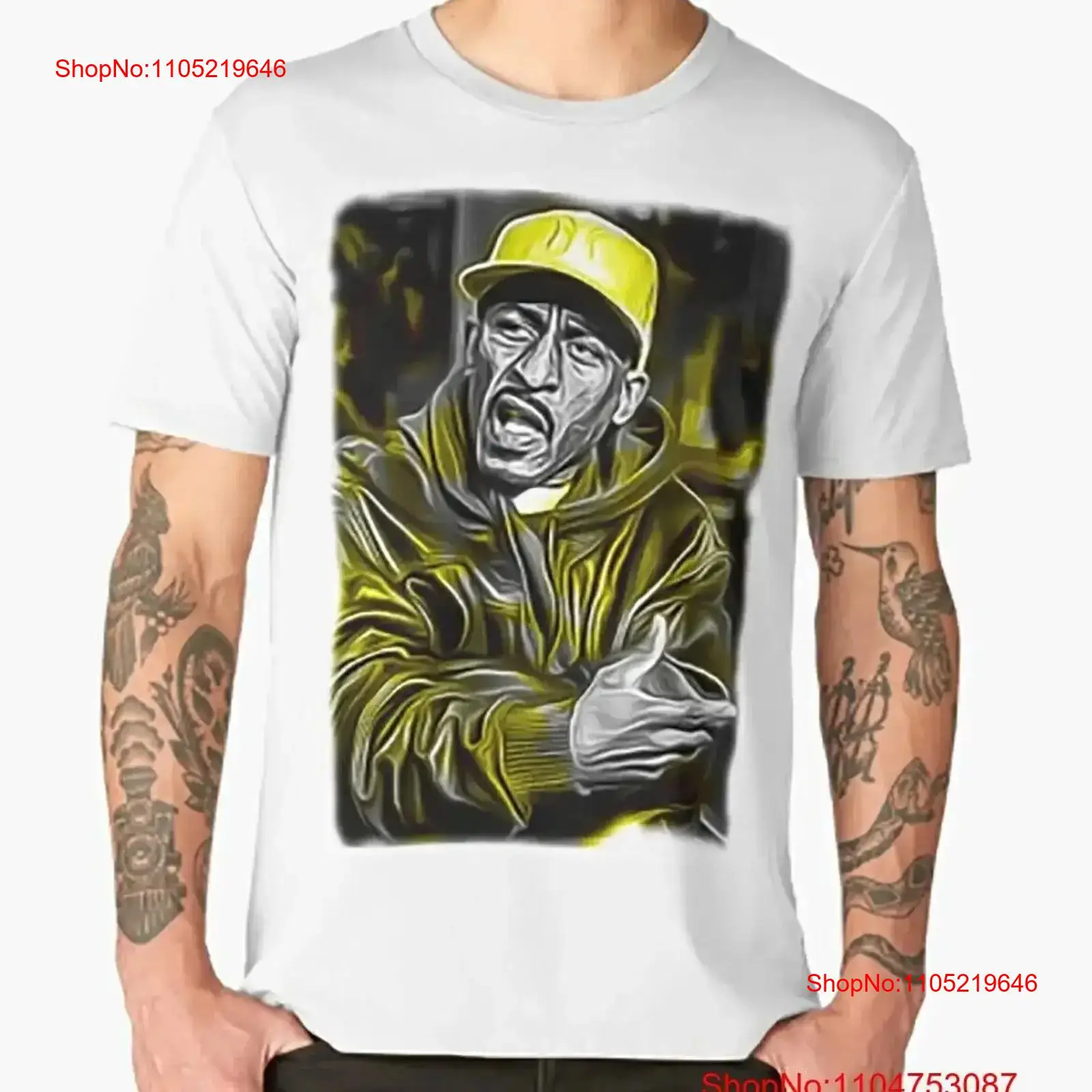 Rakim camiseta rapero clásico  - Street Fashion Baggy reseña y precio