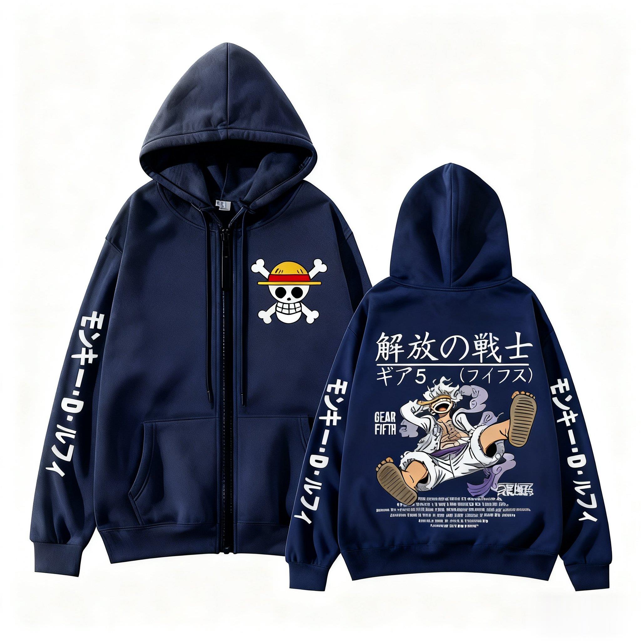 Monkey D Luffy Gear 5 Sudadera - Street Fashion Jacket Men reseña y precio