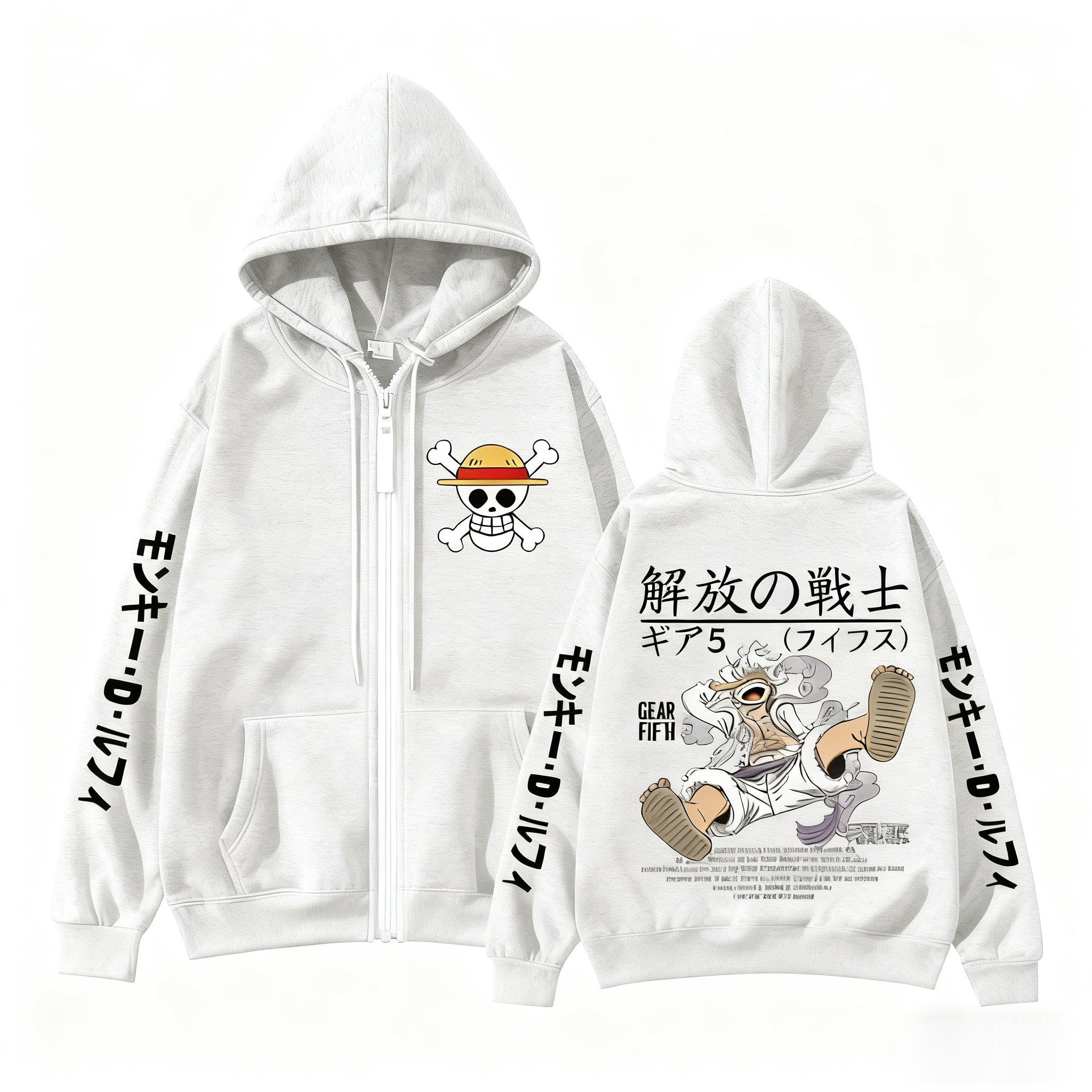Monkey D Luffy Gear 5 Sudadera - Street Fashion Jacket Men reseña y precio