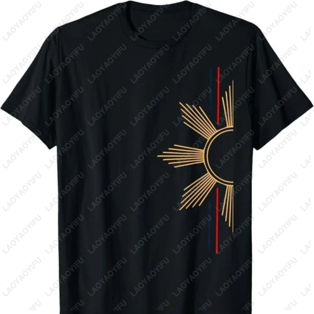 Camiseta minimalista de sol fi - Street Fashion Philippines reseña y precio