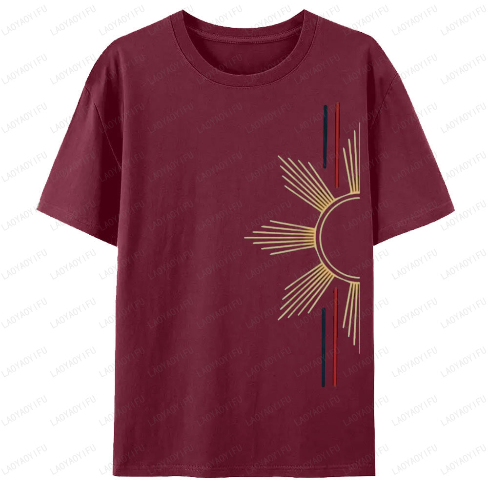 Camiseta minimalista de sol fi - Street Fashion Philippines reseña y precio