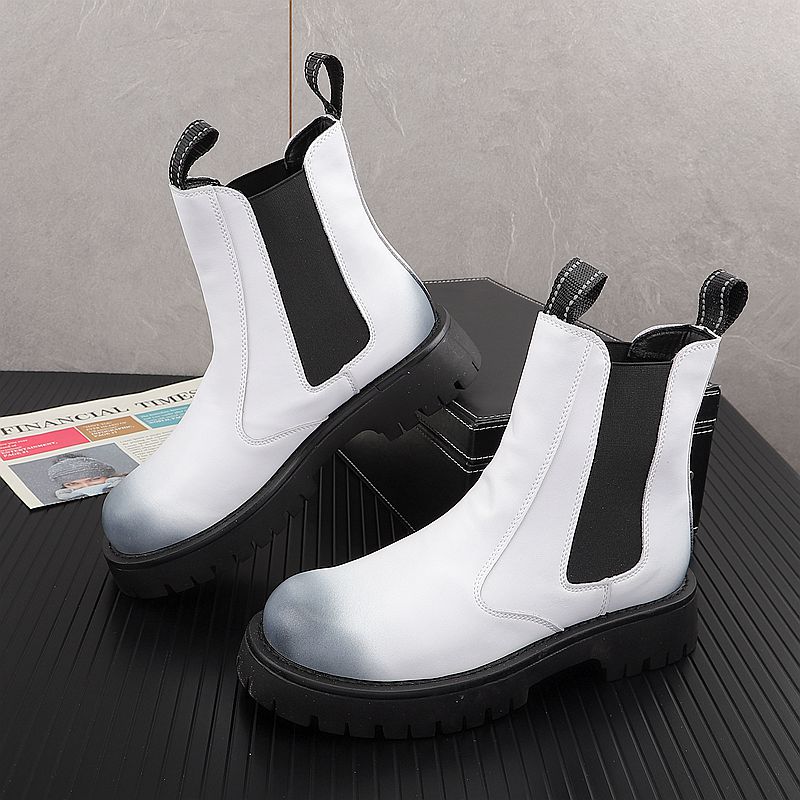 Botas de cuero genuino de lujo - Street Fashion Designers reseña y precio