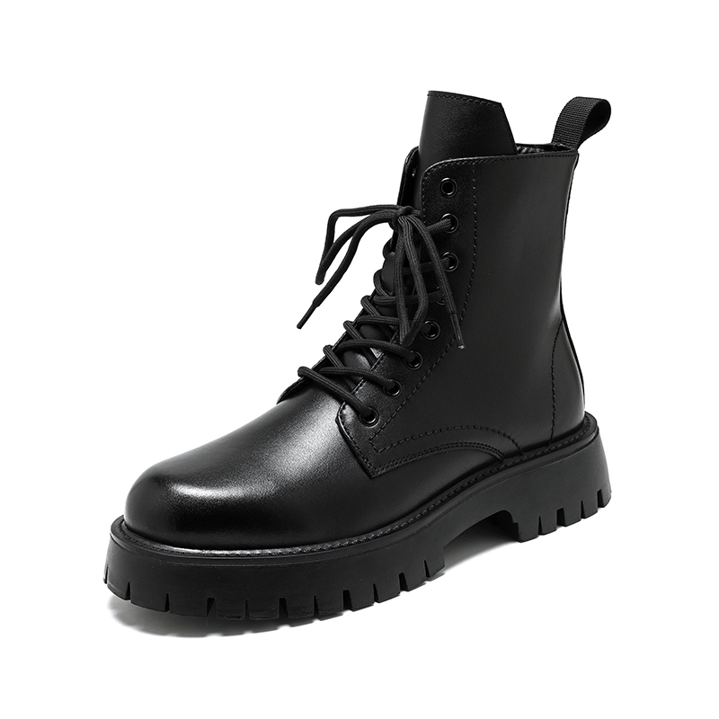 Botas de cuero genuino de lujo - Street Fashion Designers reseña y precio