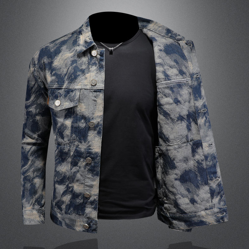 Chaqueta vaquera Vintage de pr - Street Fashion Jacket Men reseña y precio