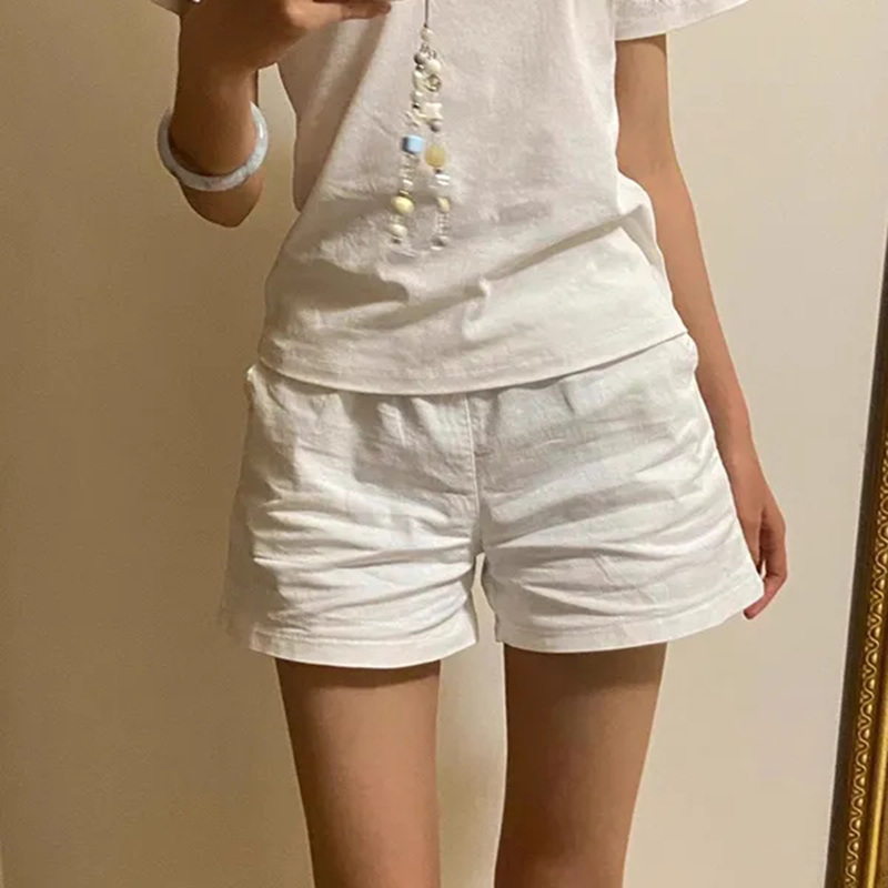Pantalones cortos de algodón d - Korean Street Fashion Female reseña y precio