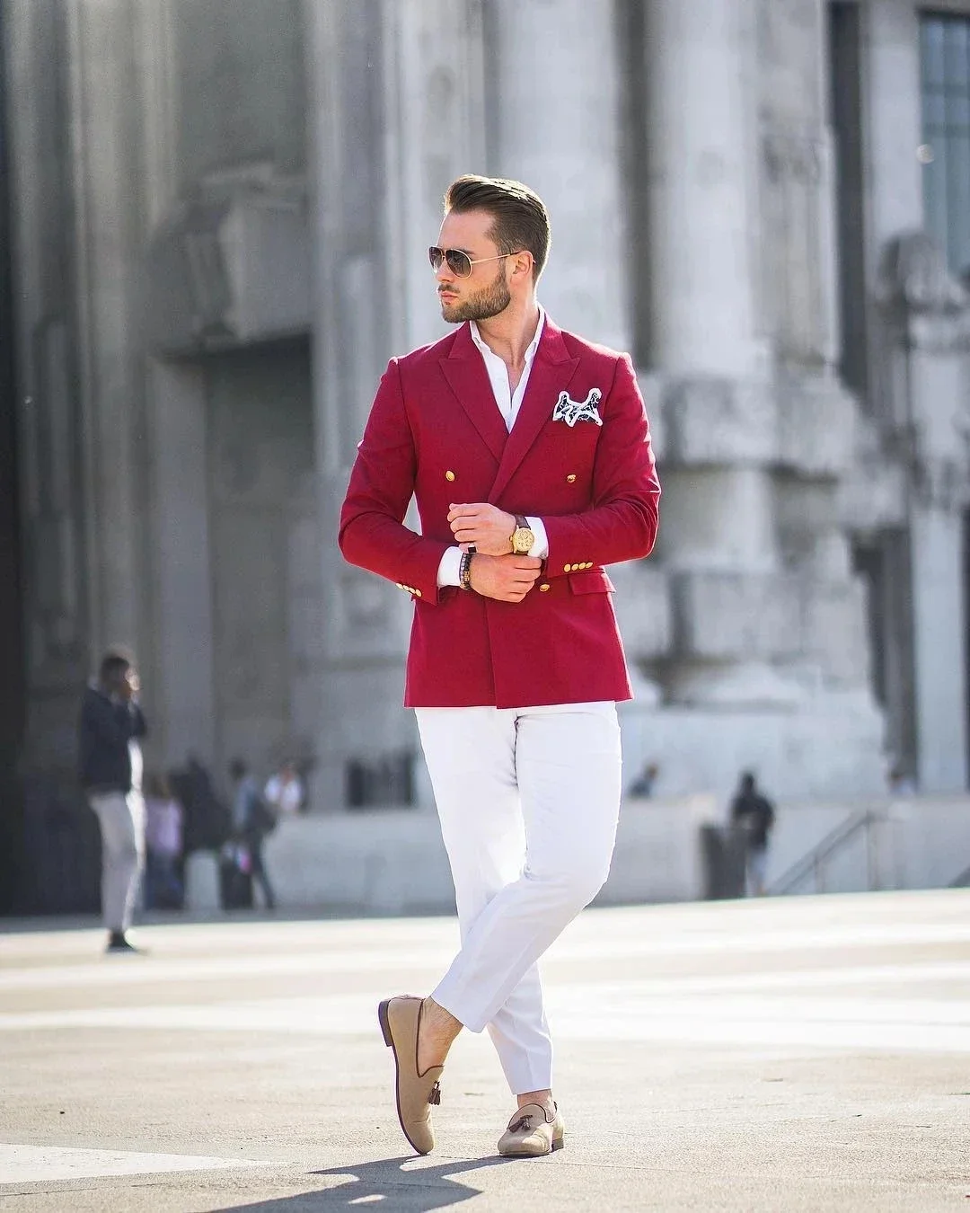 Traje de Hombre a la Moda, Cha - Street Fashion Jacket Men reseña y precio