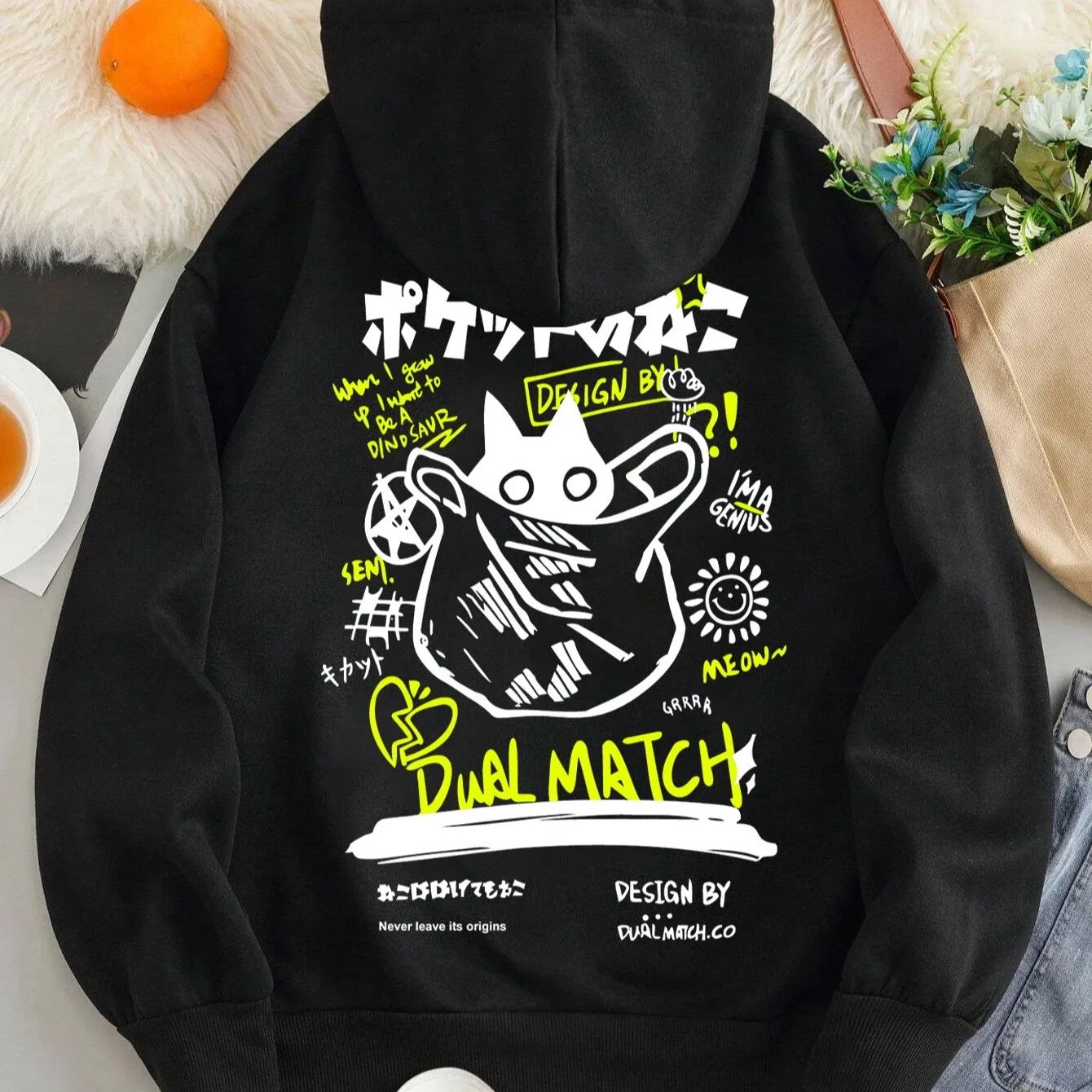 Sudadera con Capucha Estilo Ja - Street Fashion Of Japan reseña y precio
