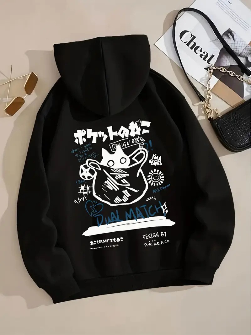 Sudadera con Capucha Estilo Ja - Street Fashion Of Japan reseña y precio