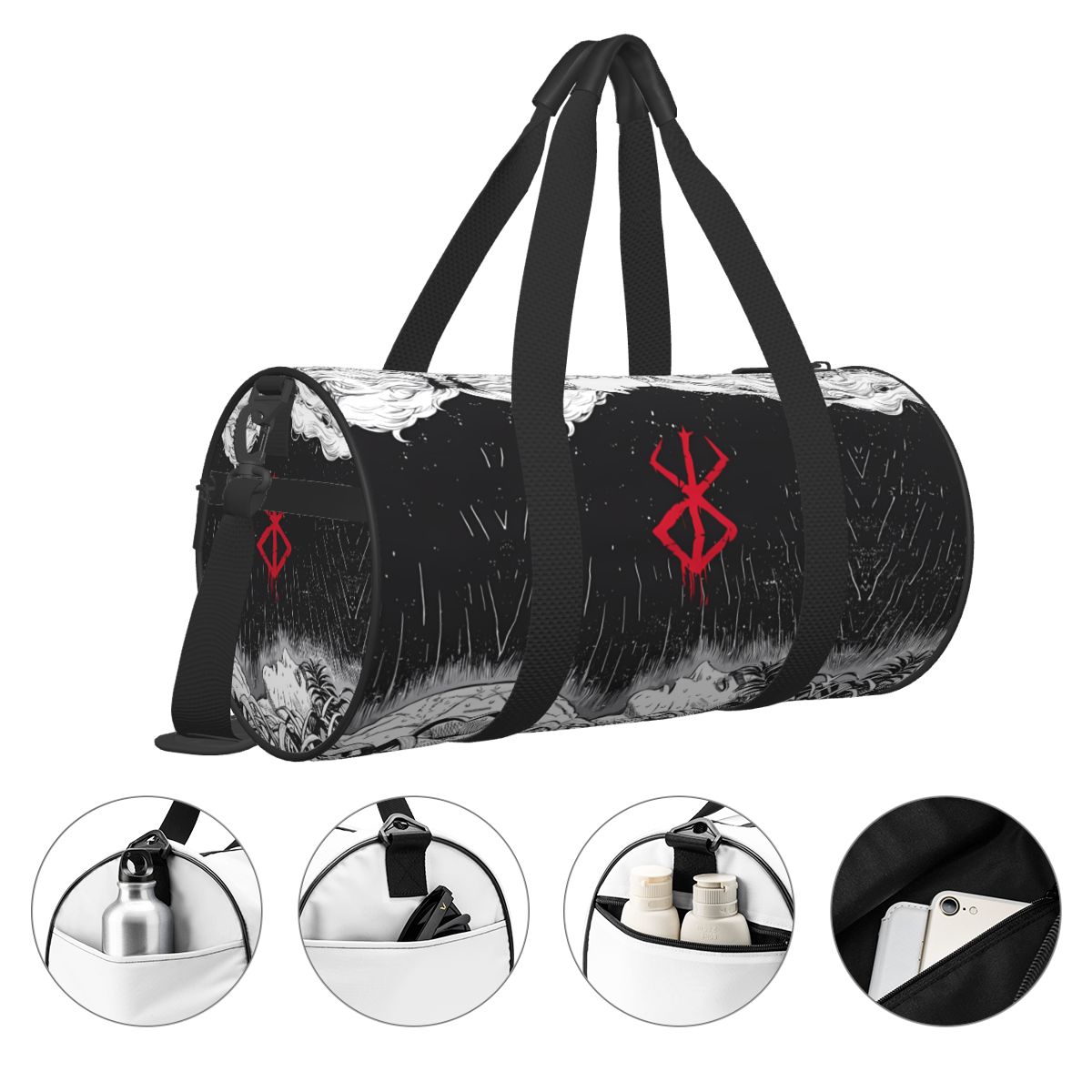 Bolsa de gimnasio Bereserk de  - Street Fashion Of Japan reseña y precio