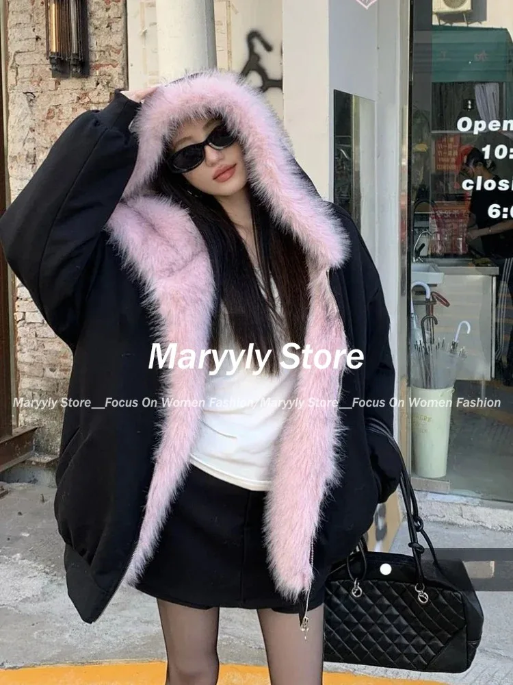 Abrigo de retales de piel Vint - Korean Street Fashion Female reseña y precio