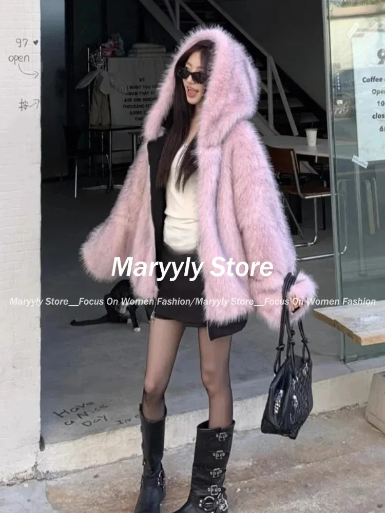 Abrigo de retales de piel Vint - Korean Street Fashion Female reseña y precio