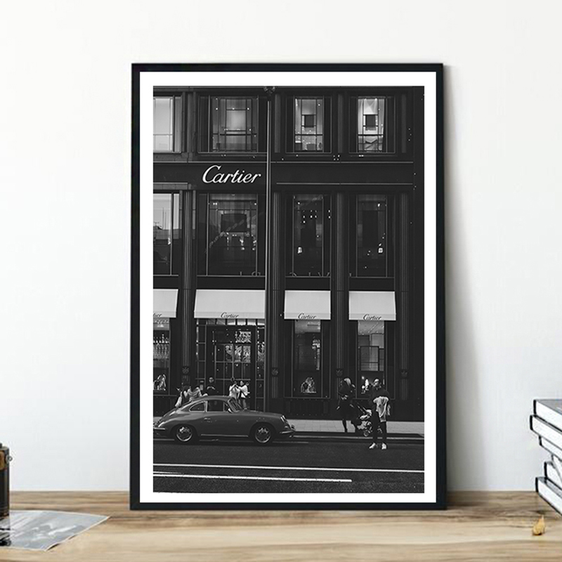 Pintura en lienzo de estilo eu - Street Fashion Poster reseña y precio