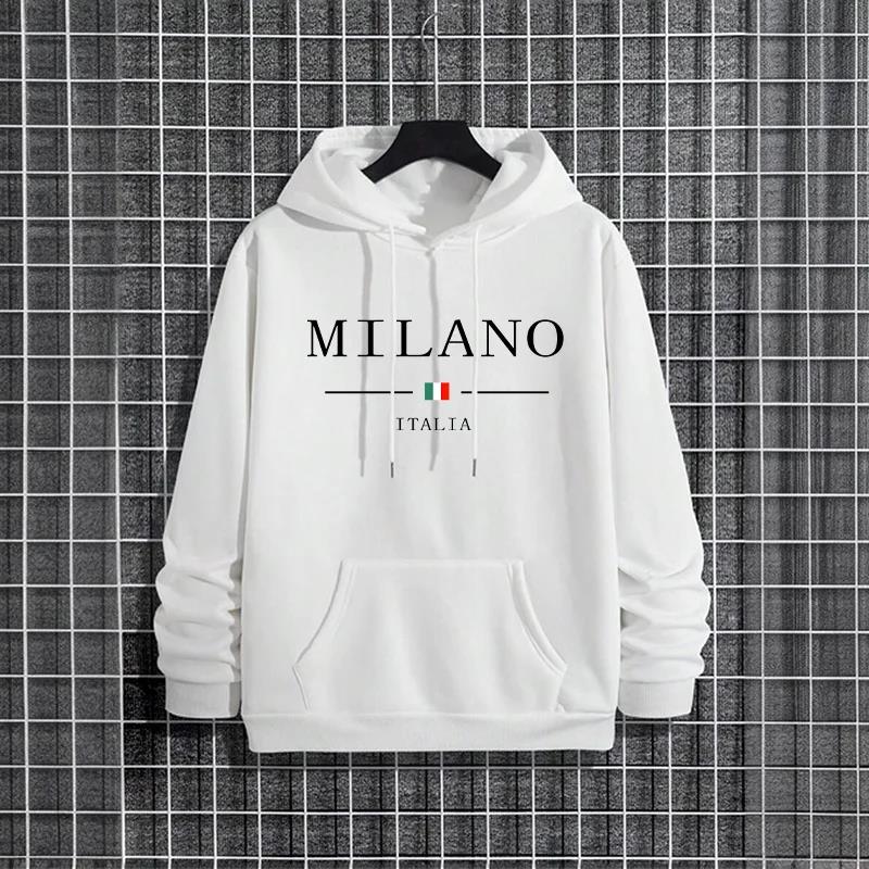 Sudadera con Capucha para Homb - Street Fashion In Milan reseña y precio