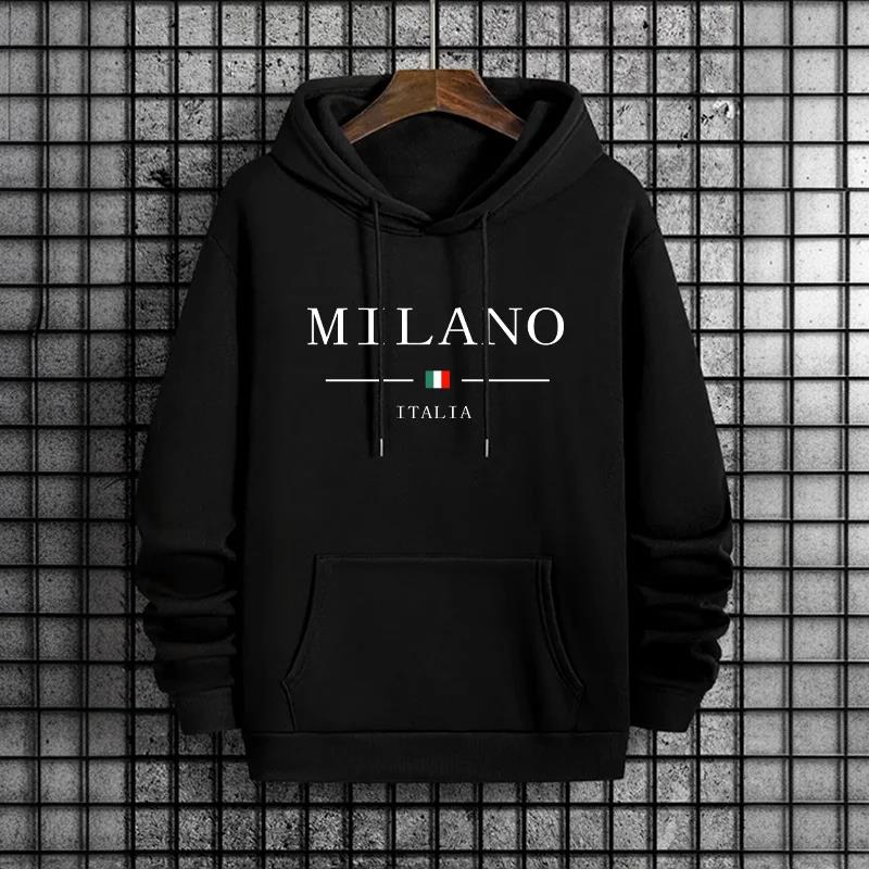 Sudadera con Capucha para Homb - Street Fashion In Milan reseña y precio