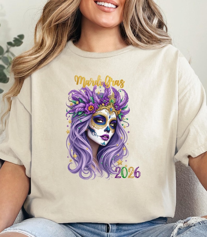 Camiseta Mardi Gras Lady 2026, - Parade Fashion Street reseña y precio