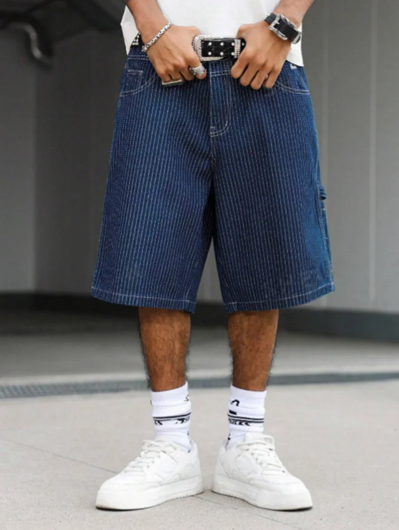 Pantalones Cortos de Mezclilla - Street Fashion Baggy reseña y precio