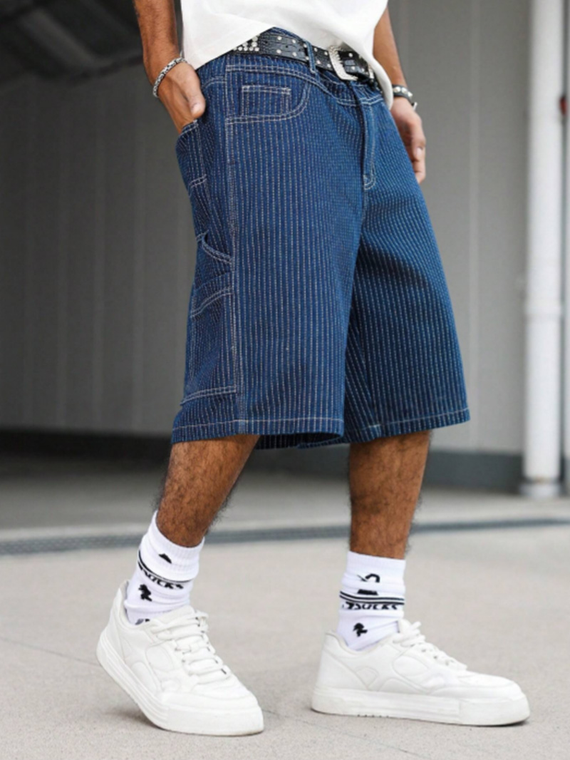 Pantalones Cortos de Mezclilla - Street Fashion Baggy reseña y precio