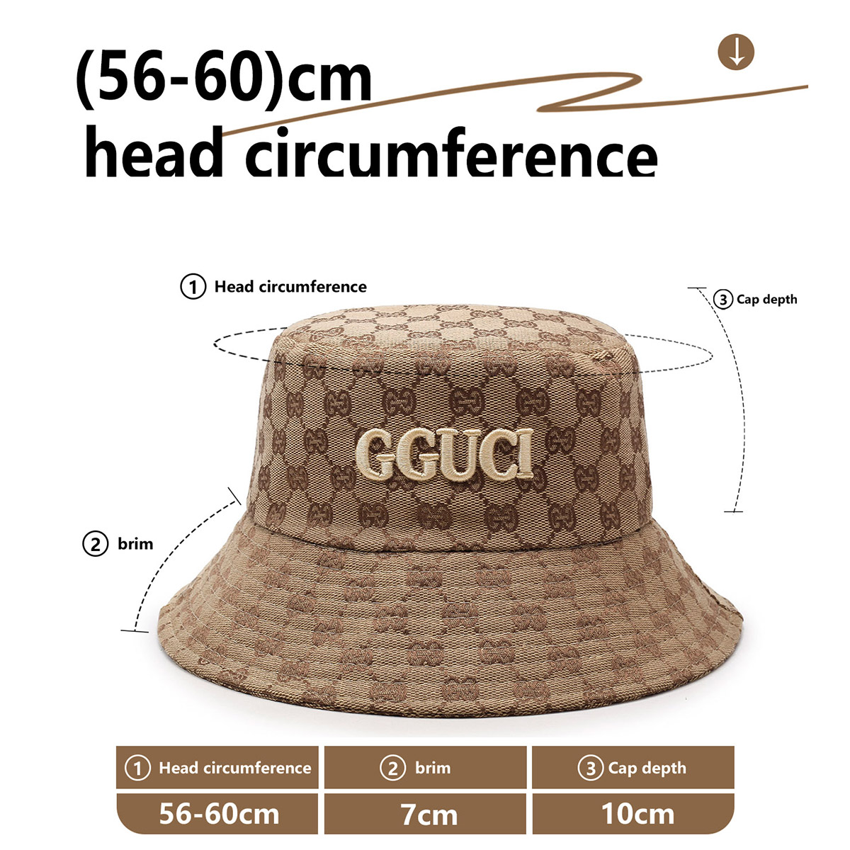 Sombrero de pescador personali - Bucket Hat Embroidered reseña y precio